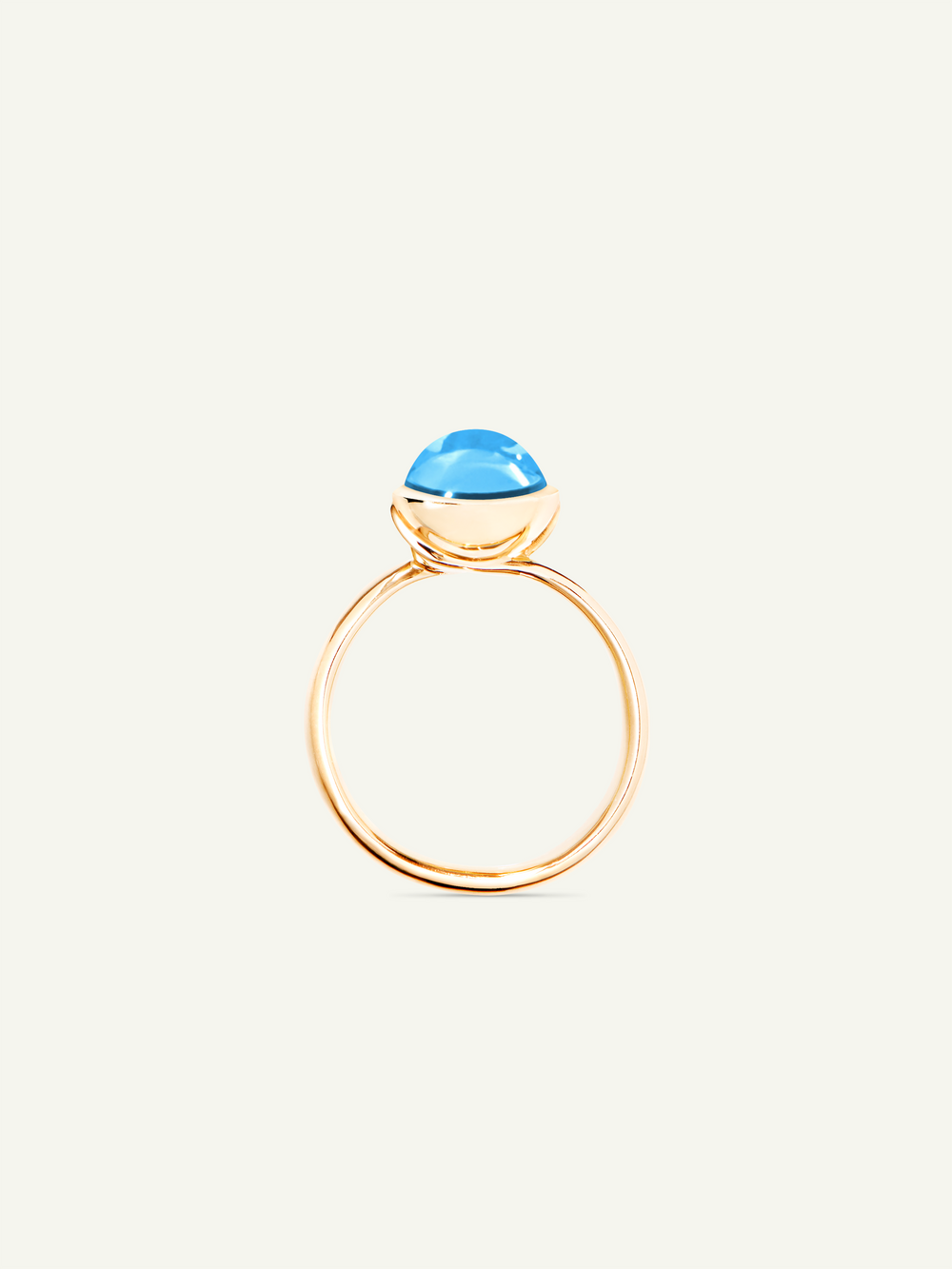 Ring BOUTON small Swiss Topaz Swiss Topaz