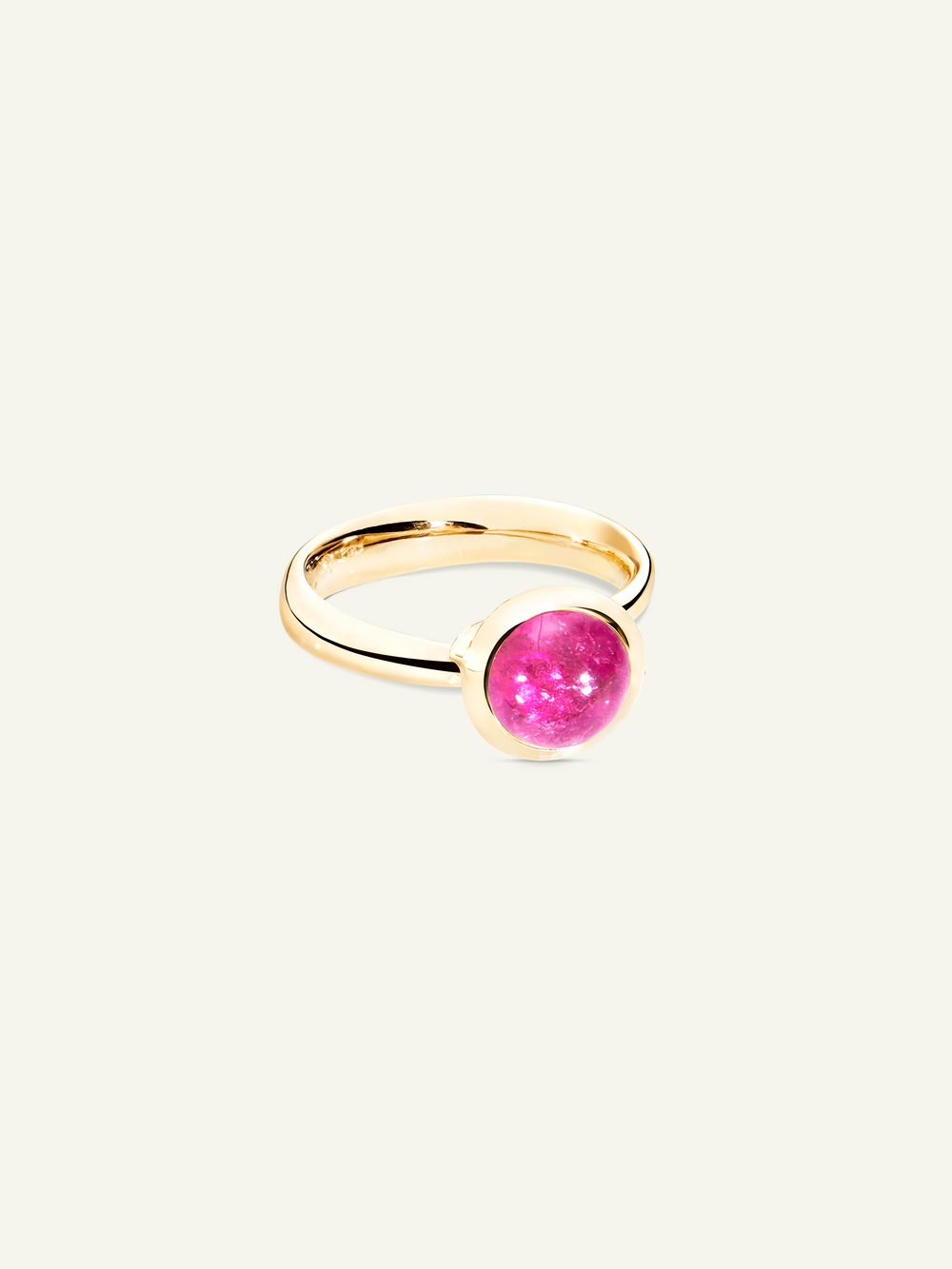 Ring BOUTON small Tourmaline rose rosa Turmalin