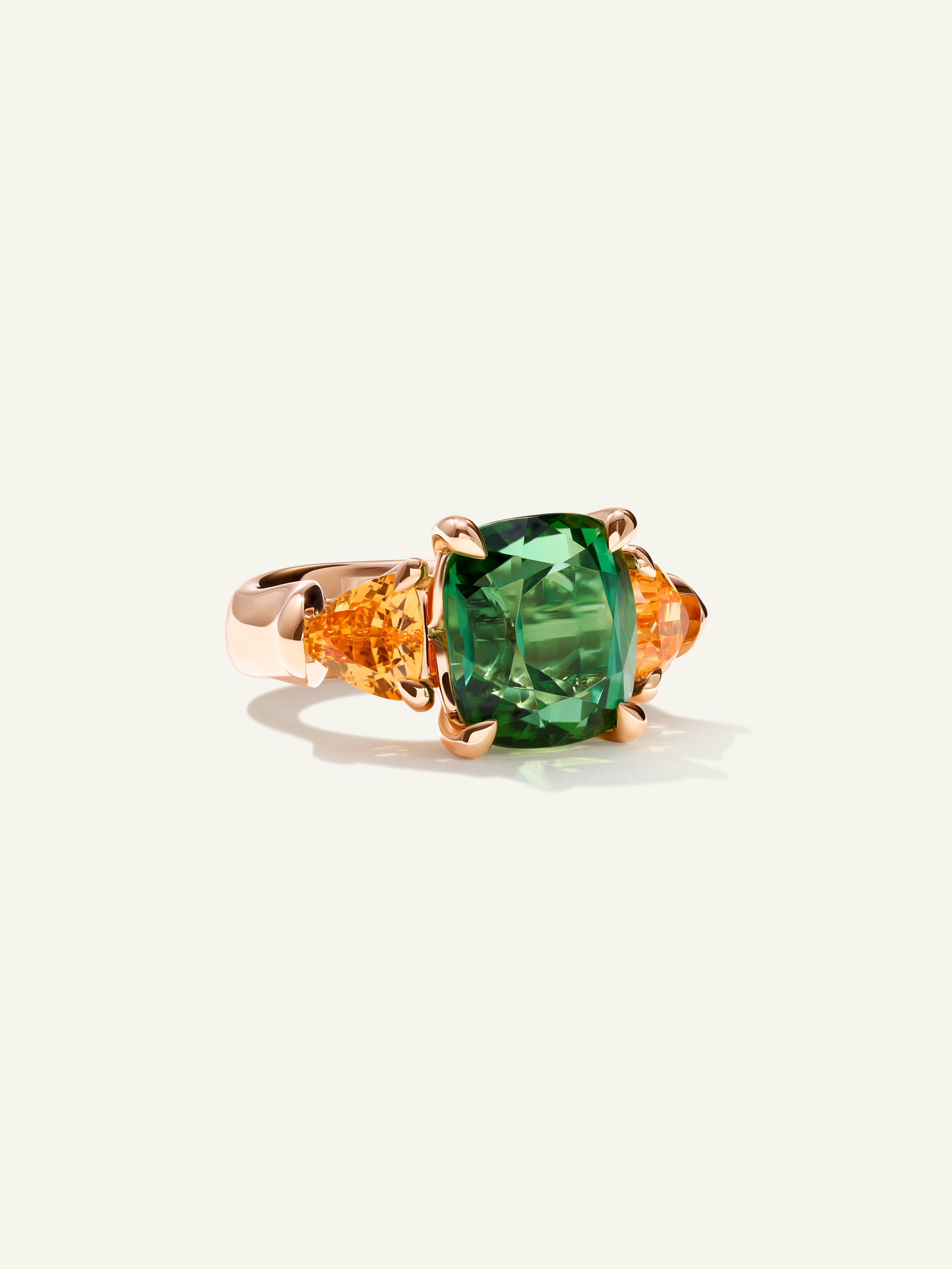 R-GL-TuGr9-Man-rg | Ring GLAMOUR Tourmaline green