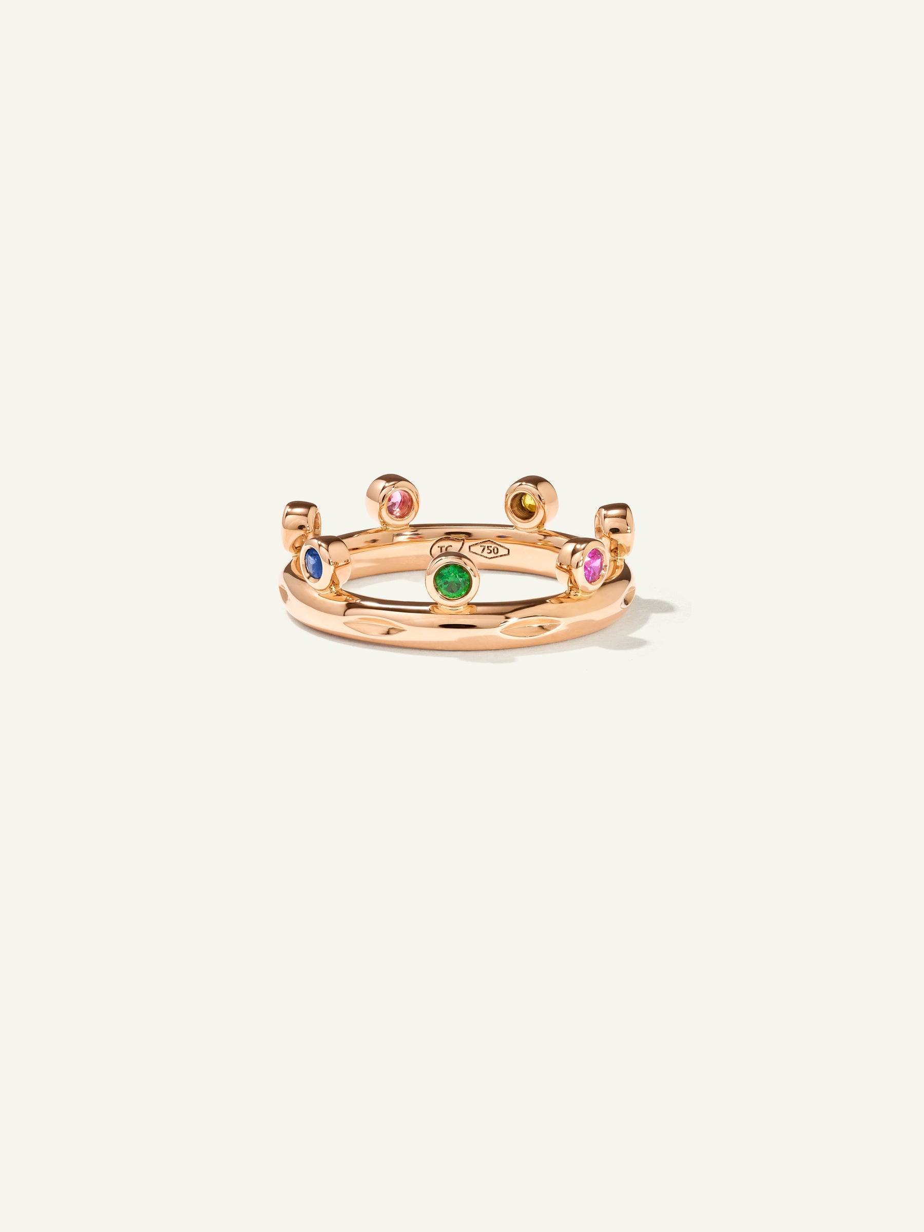 GYPSY Crown Brilliant Cut Ring in 'Candy'