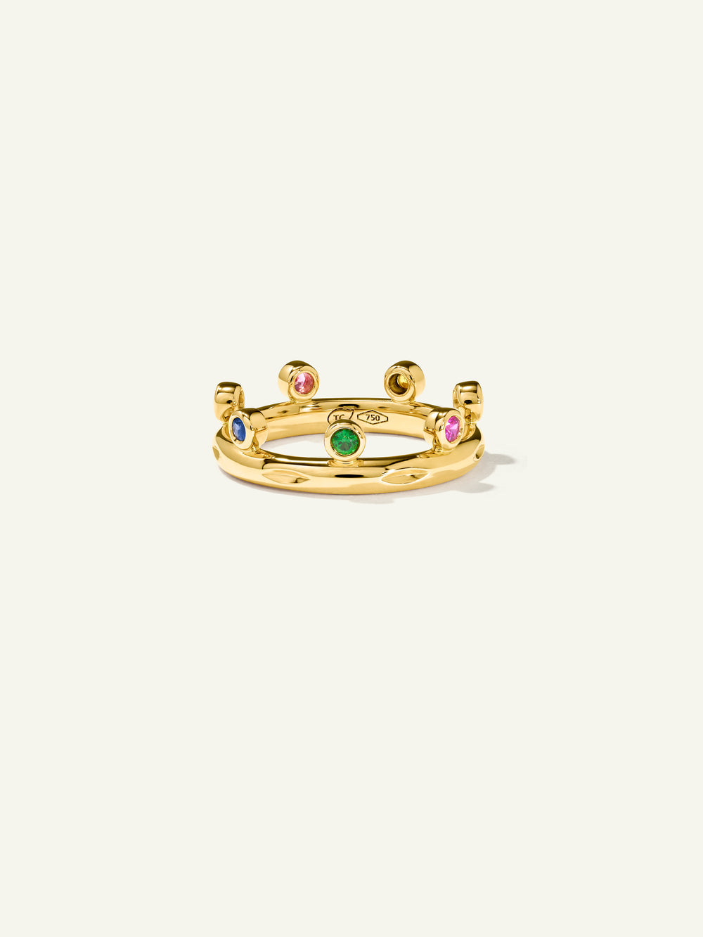 GYPSY Crown Brilliant Cut Ring in 'Candy'