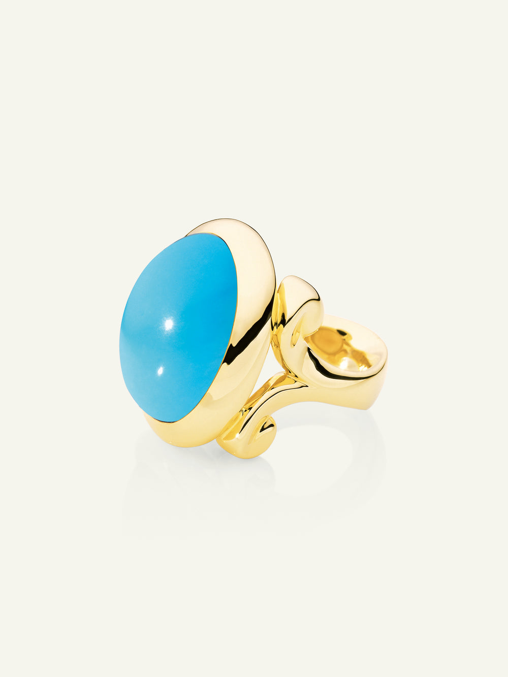 Ring HIPPIE GLAM large Turquoise Türkis