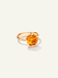R-TUL-Man3.7-p-rg | TULIP Ring Mandarin Garnet