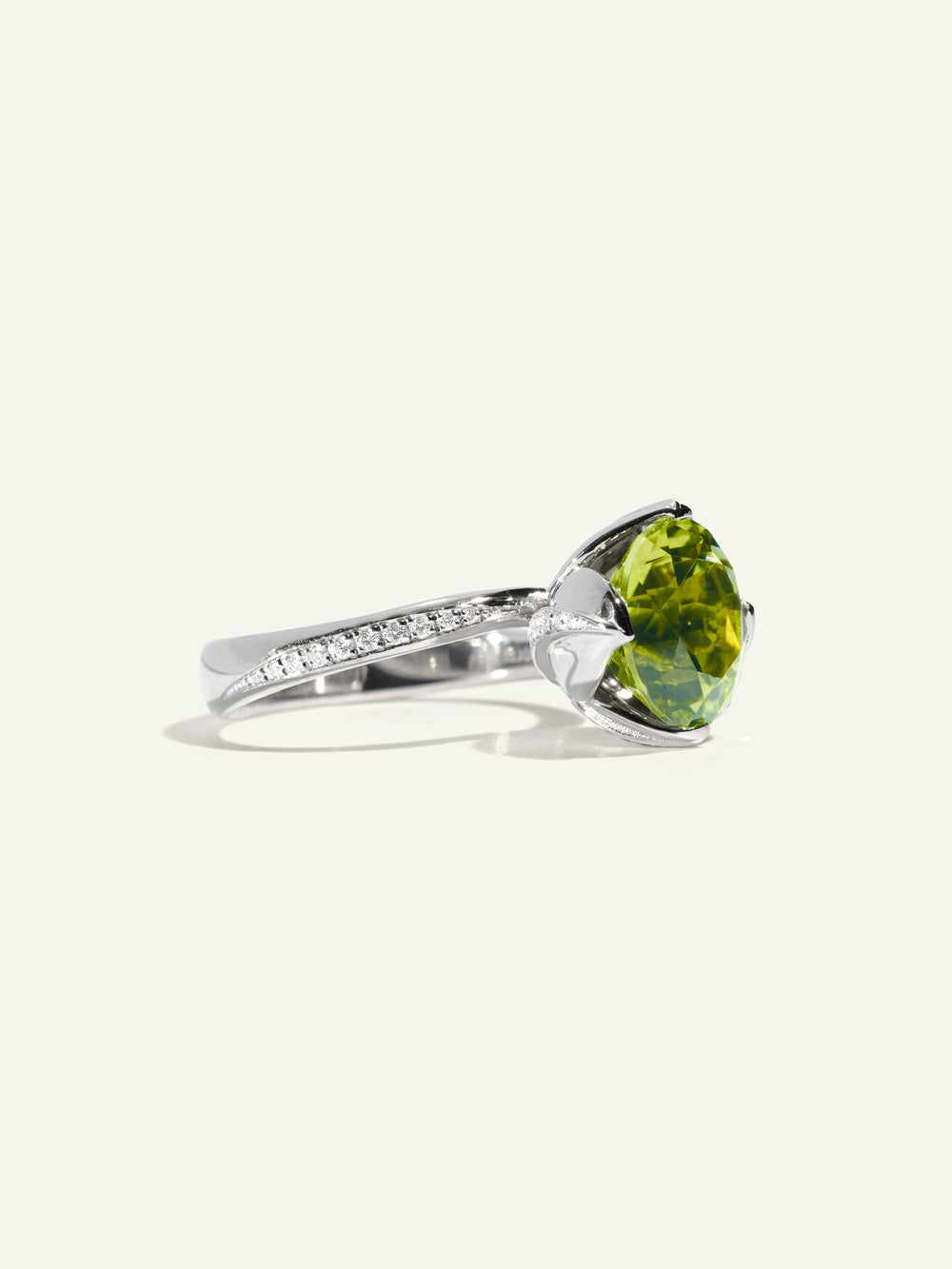 Ring TULIP Tourmaline mint Mint Turmalin