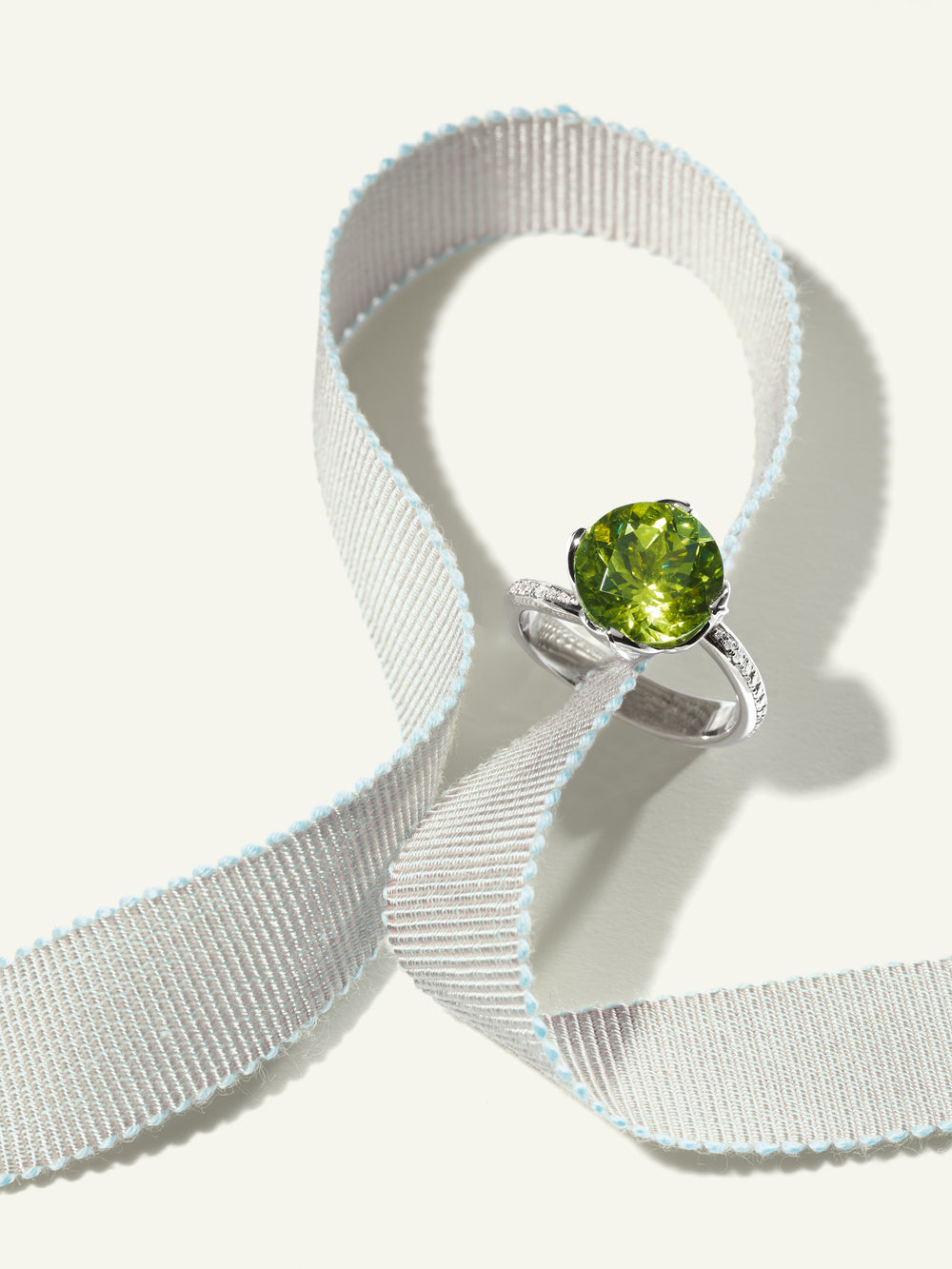 Ring TULIP Tourmaline mint Mint Turmalin