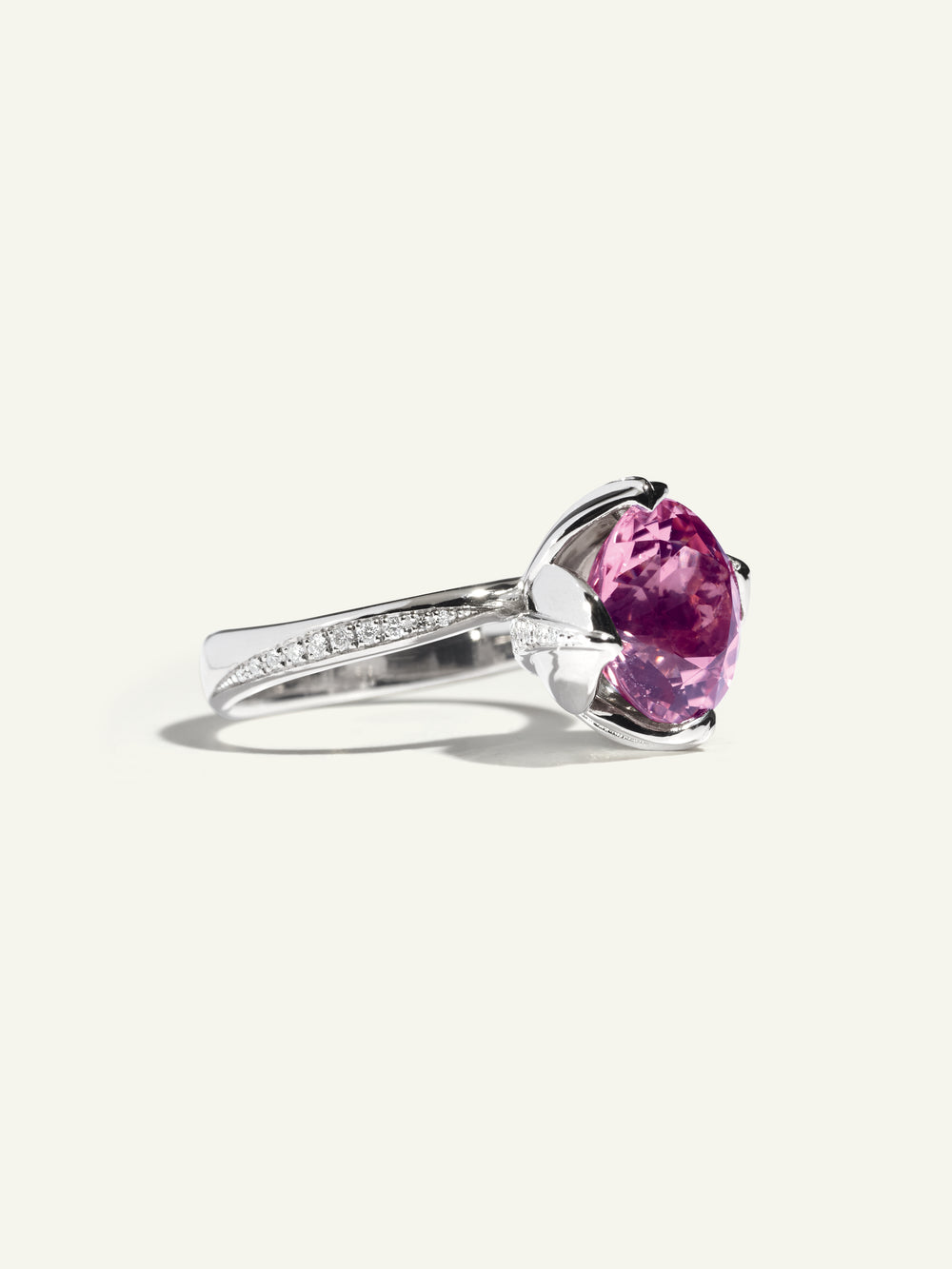 Ring TULIP Tourmaline rose Rosa Turmalin