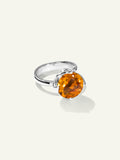 TULIP Large Ring with Citrine