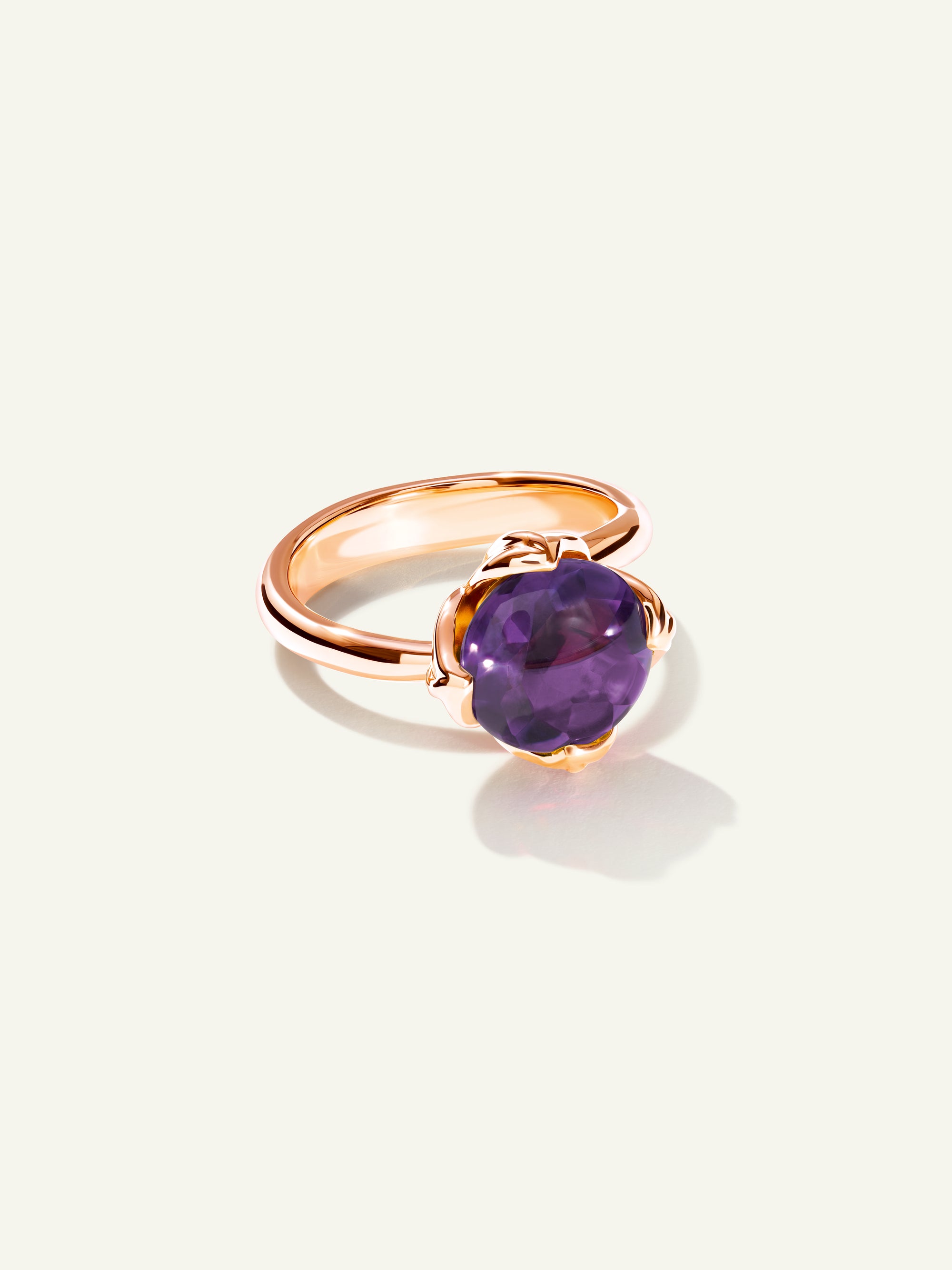 R-TUL-s-Am-rg | TULIP Ring Small with Amethyst