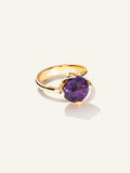 TULIP Ring Small mit Amethyst