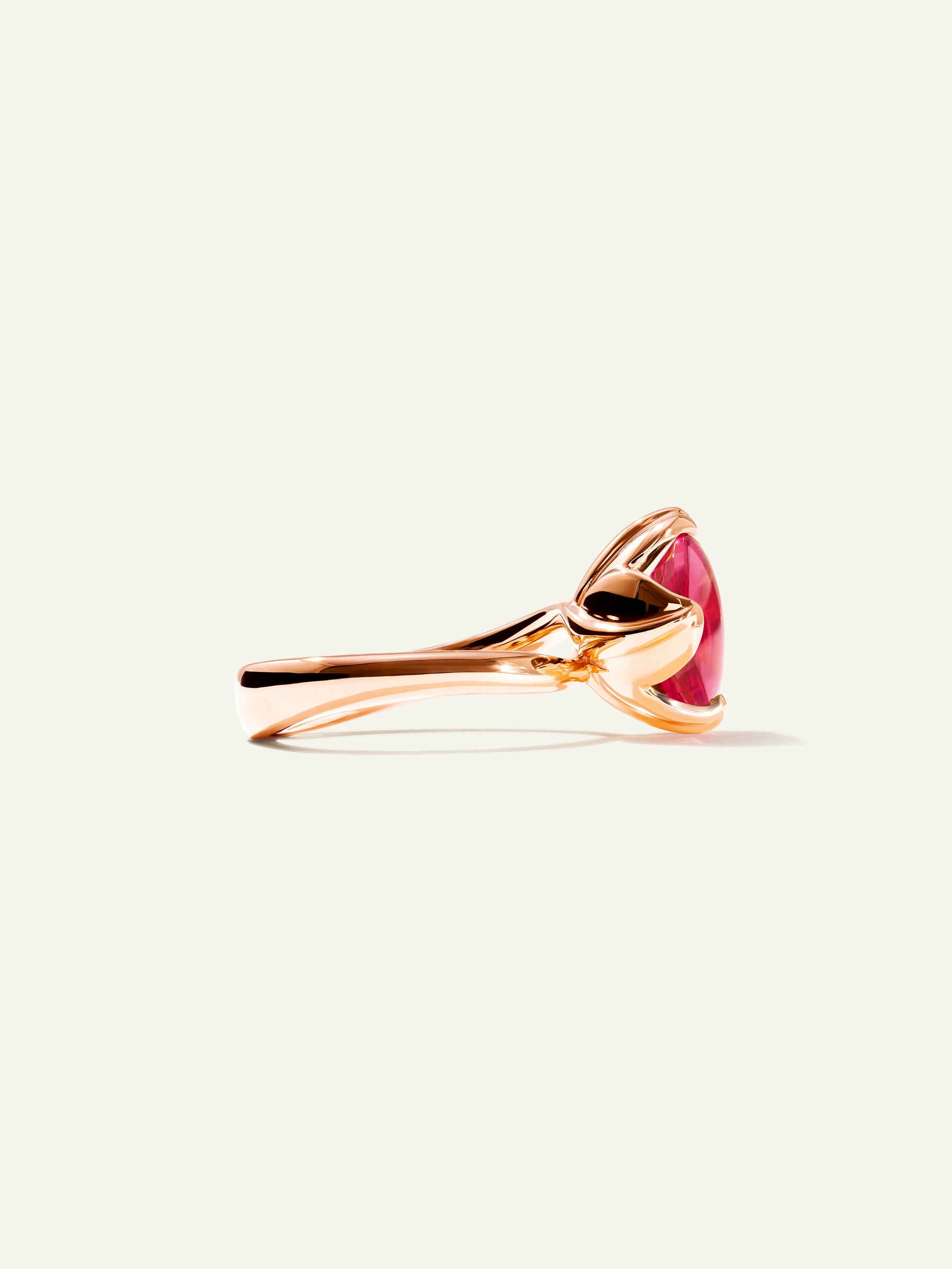 R-TUL-s-TuRo-rg | TULIP Ring Small with Tourmaline