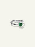 TULIP Ring XS with Green Tourmaline