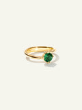 TULIP Ring XS with Green Tourmaline
